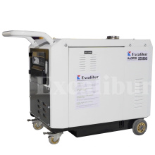Excalibur Venta caliente Hot Air refrigerada a un solo cilindro de 5.5kva inversor de generador diesel pequeño con precio barato